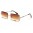 Giselle Rimless Rectangle Sunglasses Wholesale GSL28203